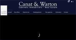 Desktop Screenshot of canatwarton.com